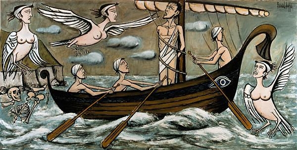 Bernard Buffet (1928-1999) - Ulysse et les sirenes.JPG